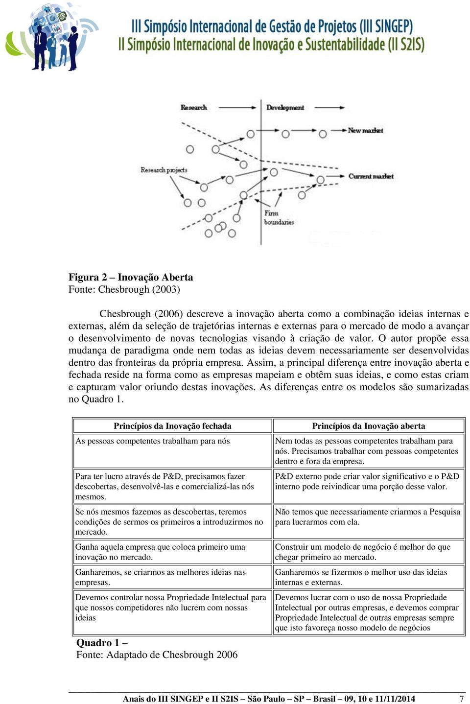 O autor propõe essa mudança de paradigma onde nem todas as ideias devem necessariamente ser desenvolvidas dentro das fronteiras da própria empresa.