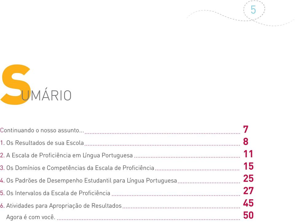 Os Domínios e Competências da Escala de Proficiência 4.