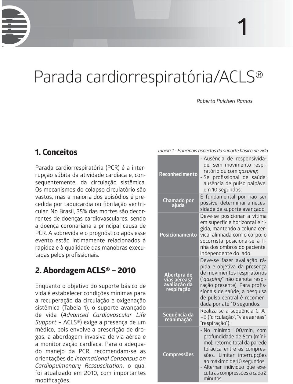 No Brasil, 35% das mortes são decorrentes de doenças cardiovasculares, sendo a doença coronariana a principal causa de PCR.