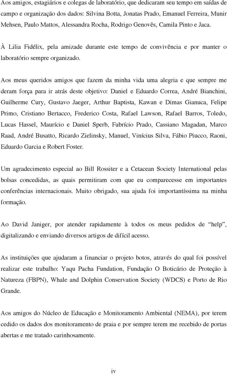 Aos meus queridos amigos que fazem da minha vida uma alegria e que sempre me deram força para ir atrás deste objetivo: Daniel e Eduardo Correa, André Bianchini, Guilherme Cury, Gustavo Jaeger, Arthur