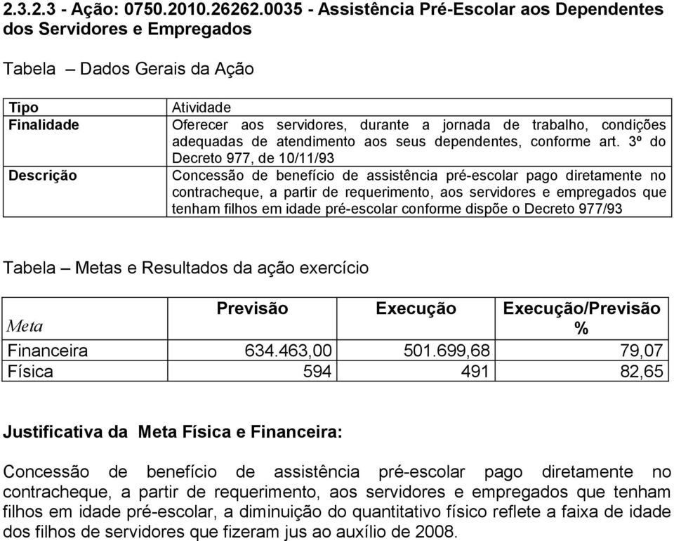 condições adequadas de atendimento aos seus dependentes, conforme art.