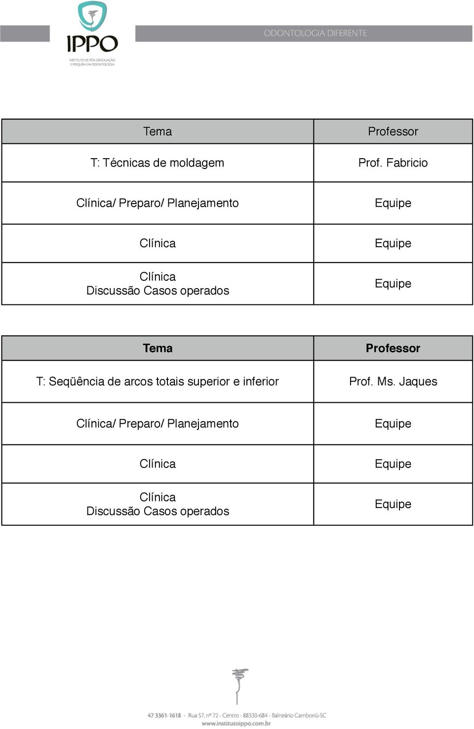 Seqüência de arcos totais superior e