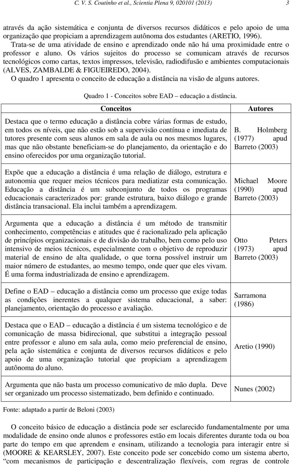 1996). Trata-se de uma atividade de ensino e aprendizado onde não há uma proximidade entre o professor e aluno.