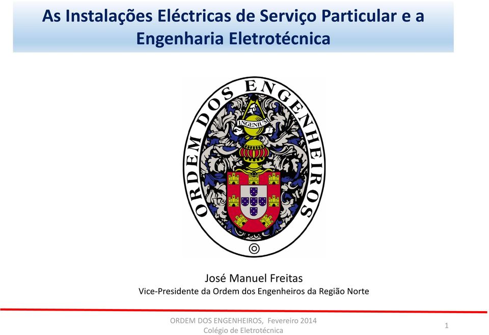 Eletrotécnica José Manuel Freitas
