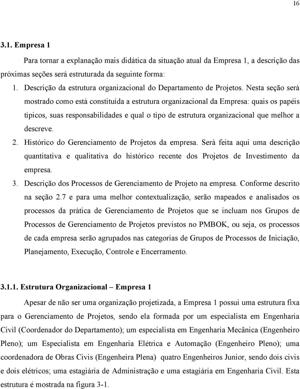 Nesta seção será mostrado como está constituída a estrutura organizacional da Empresa: quais os papéis típicos, suas responsabilidades e qual o tipo de estrutura organizacional que melhor a descreve.