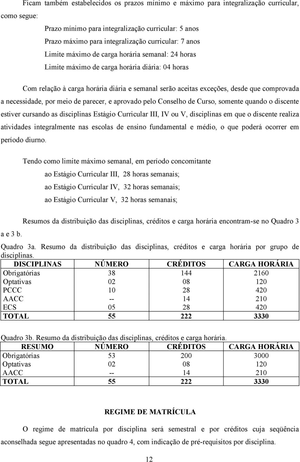 necessidade, por meio de parecer, e aprovado pelo Conselho de Curso, somente quando o discente estiver cursando as disciplinas Estágio Curricular III, IV ou V, disciplinas em que o discente realiza