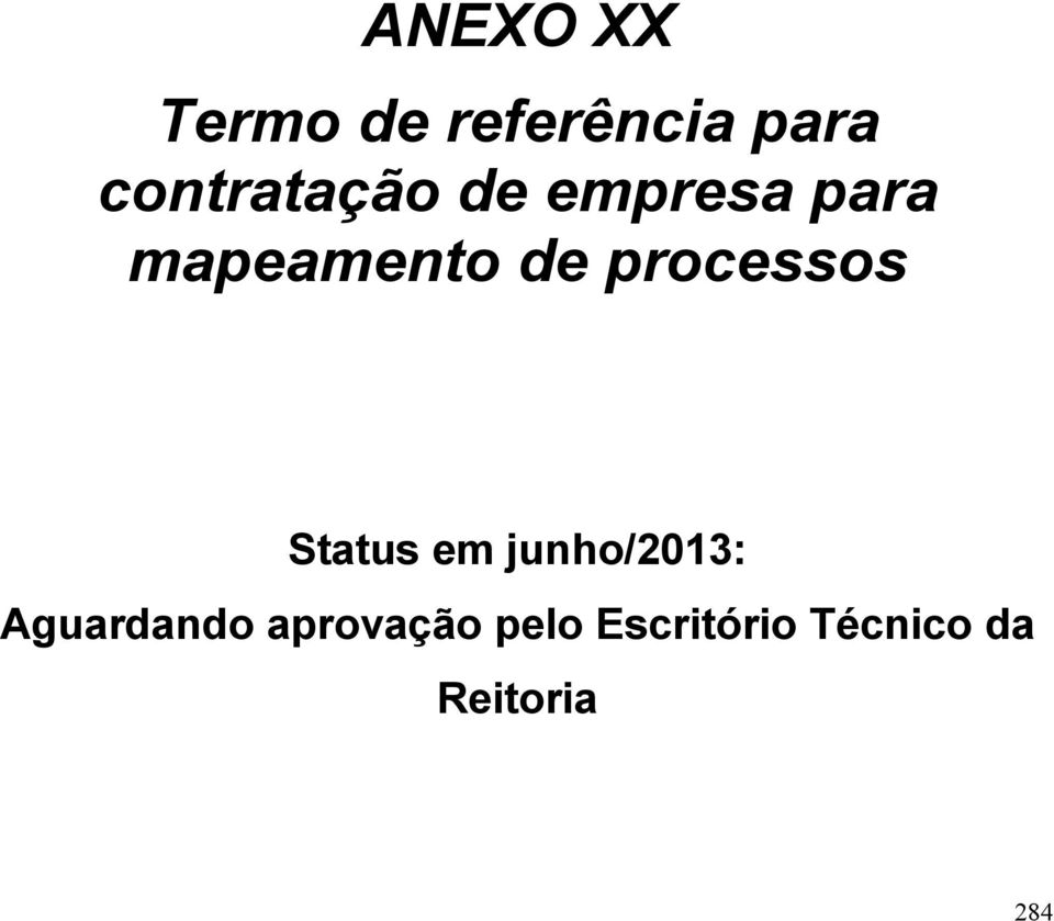 processos Status em junho/2013: