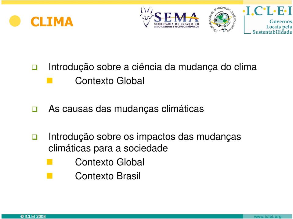 climáticas Introdução sobre os impactos das