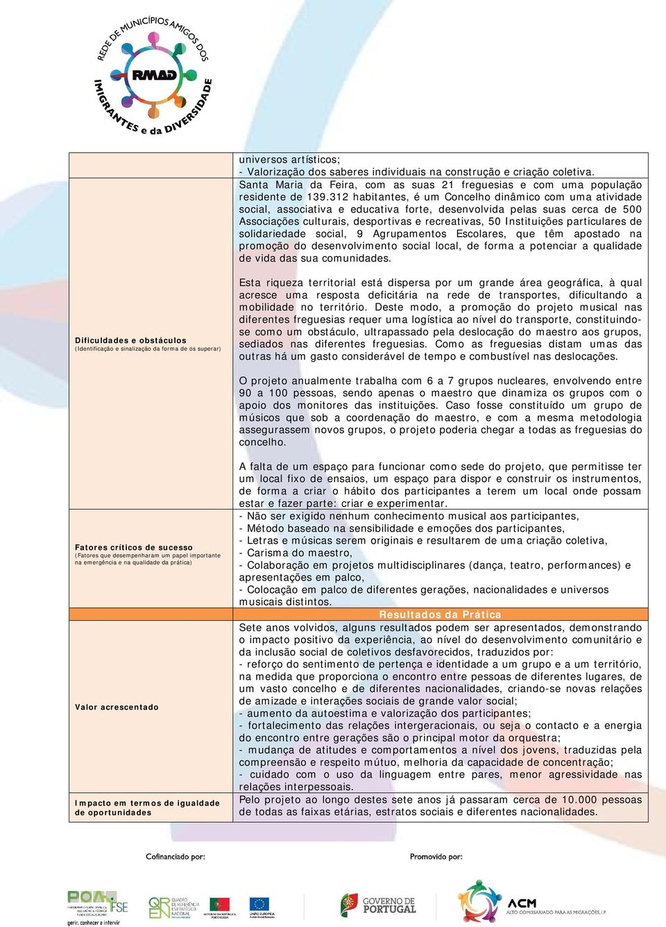 particulares de solidariedade social, 9 Agrupamentos Escolares, que têm apostado na promoção do desenvolvimento social local, de forma a potenciar a qualidade de vida das sua comunidades.