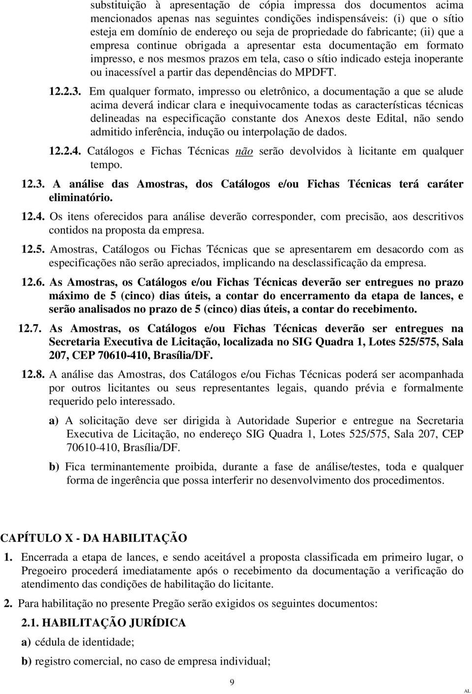 dependências do MPDFT. 12.2.3.