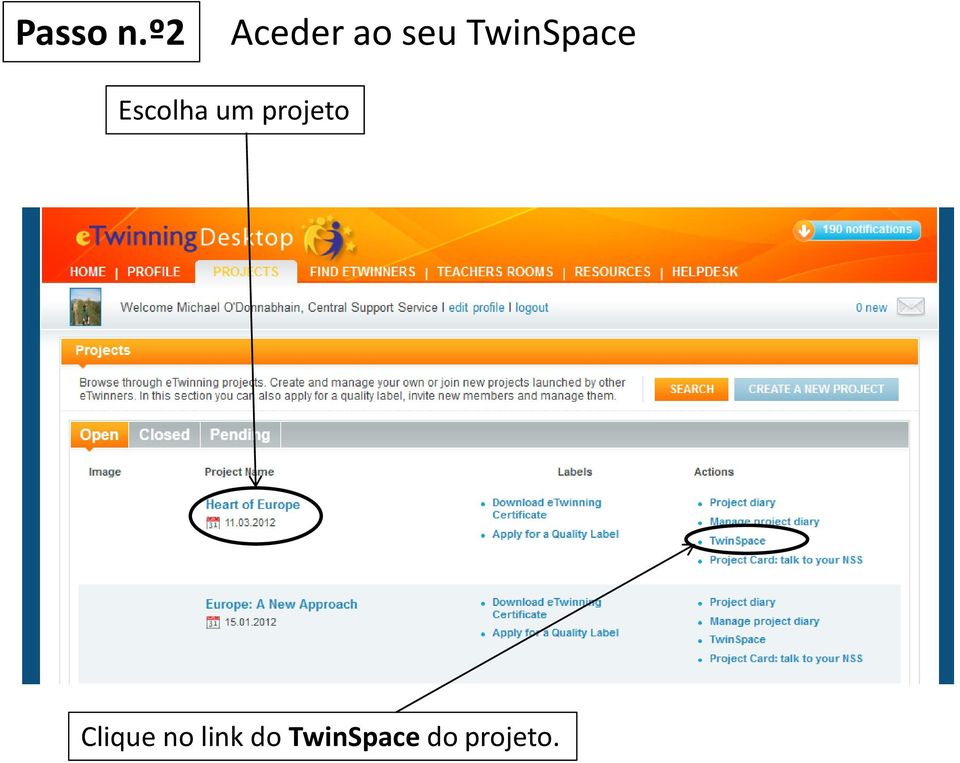 TwinSpace Escolha um