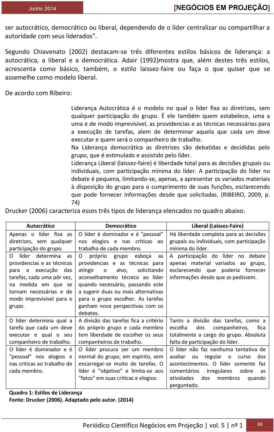 Adair (1992)mostra que, além destes três estilos, acrescenta como básico, também, o estilo laissez-faire ou faça o que quiser que se assemelhe como modelo liberal.