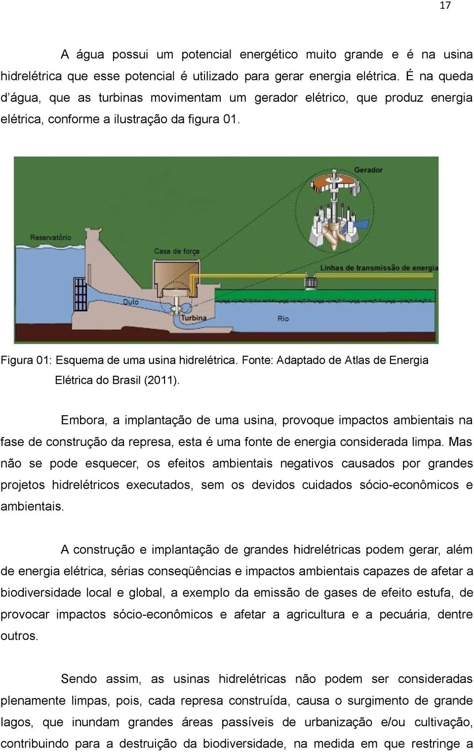 Fonte: Adaptado de Atlas de Energia Elétrica do Brasil (2011).