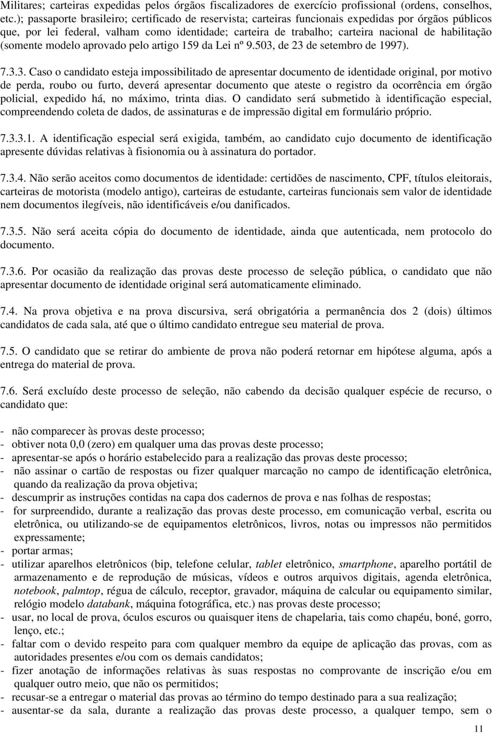 habilitação (somente modelo aprovado pelo artigo 159 da Lei nº 9.503,