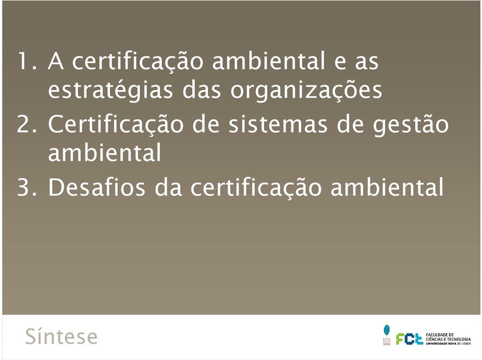 Certificação de sistemas de gestão