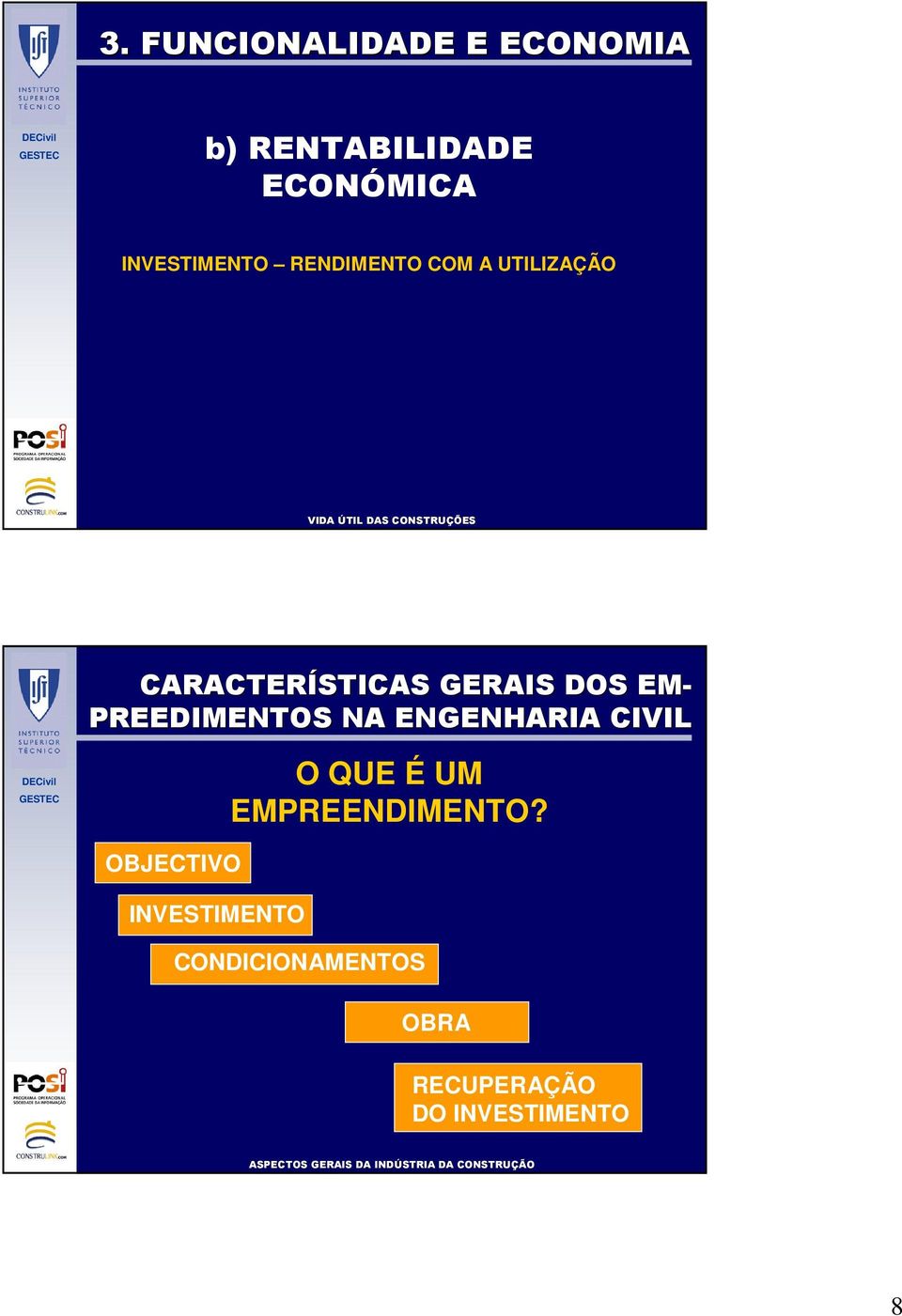 ENGENHARIA CIVIL O QUE É UM EMPREENDIMENTO?