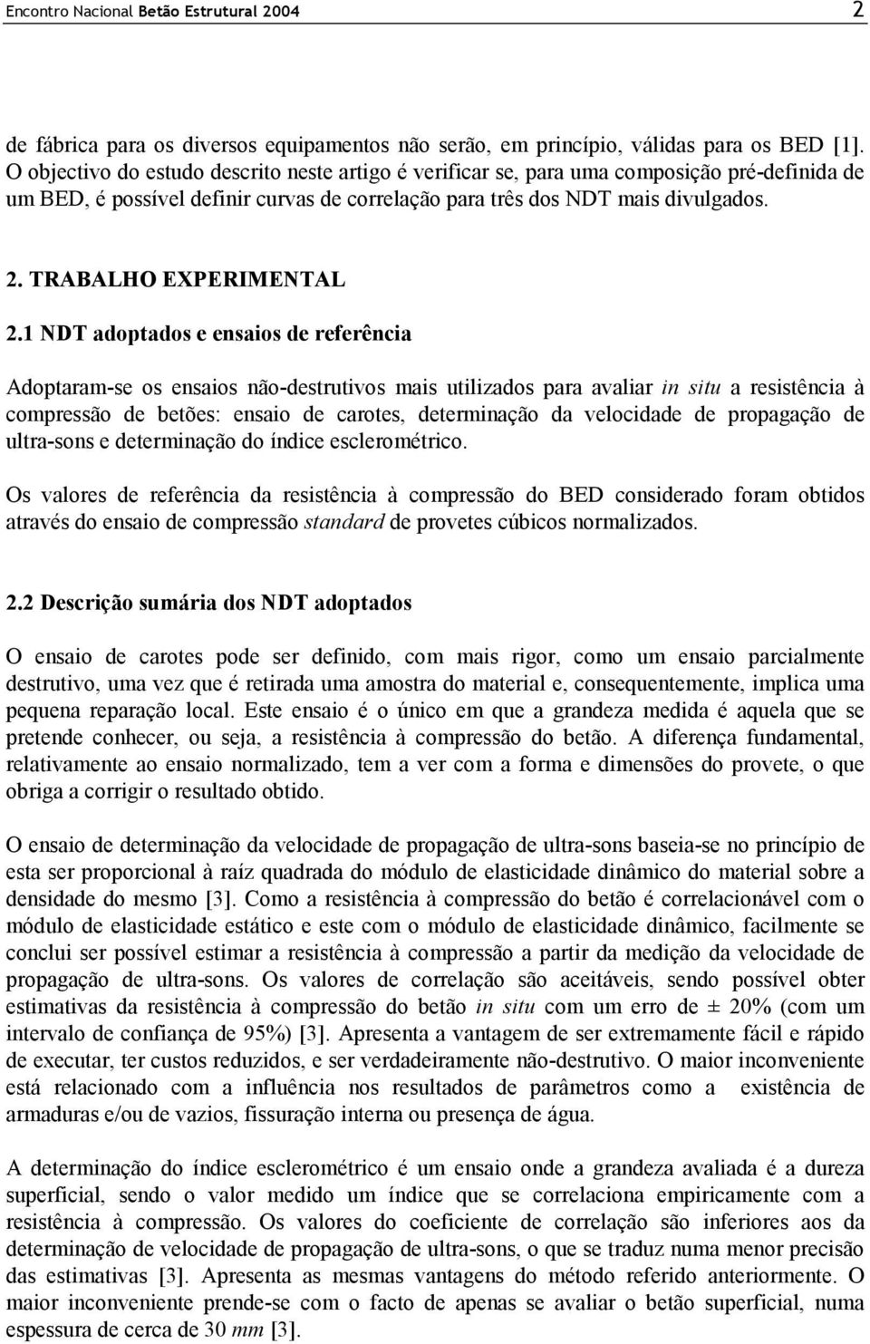 TRABALHO EXPERIMENTAL 2.