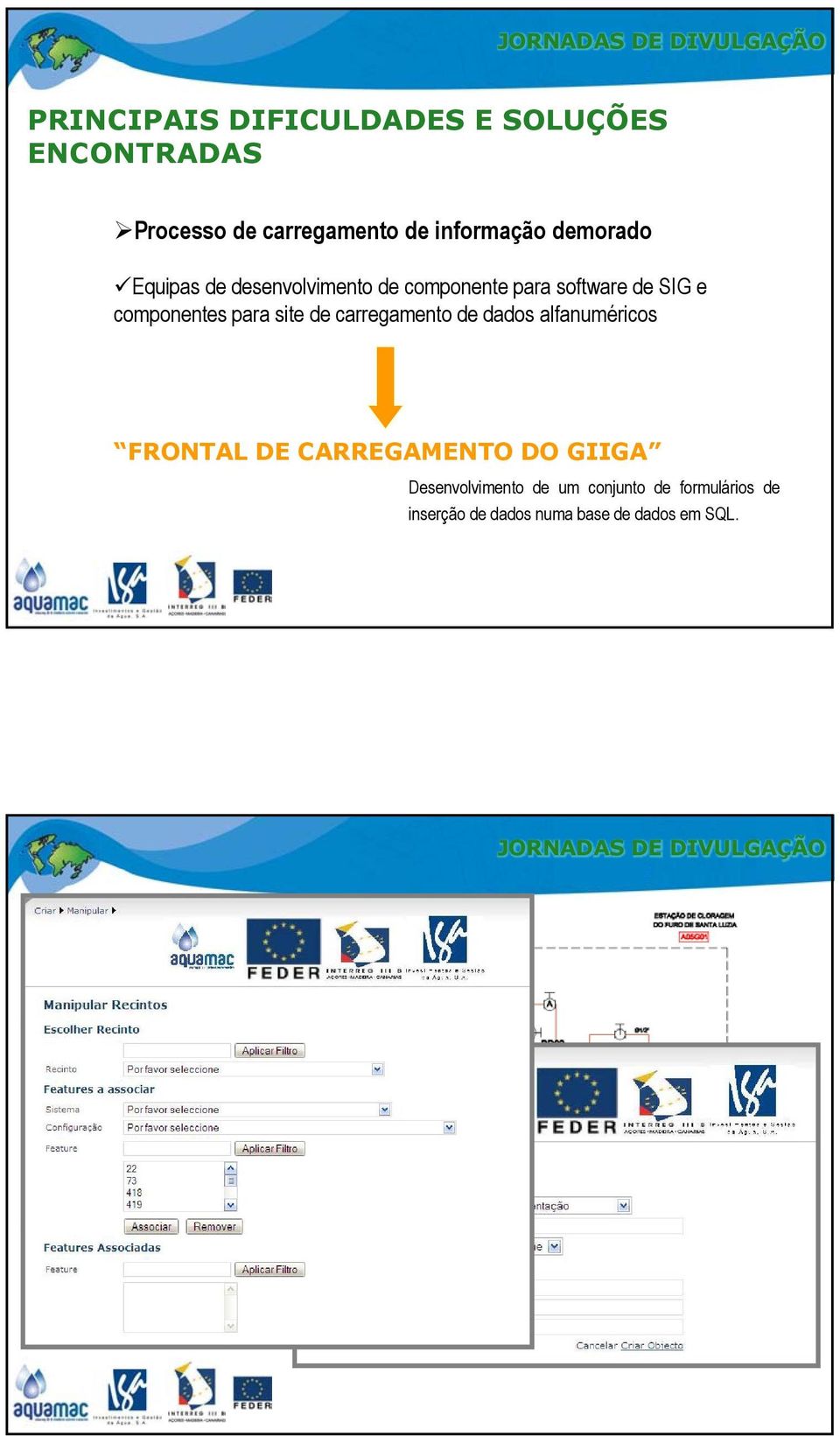 para site de carregamento de dados alfanuméricos FRONTAL DE CARREGAMENTO DO GIIGA