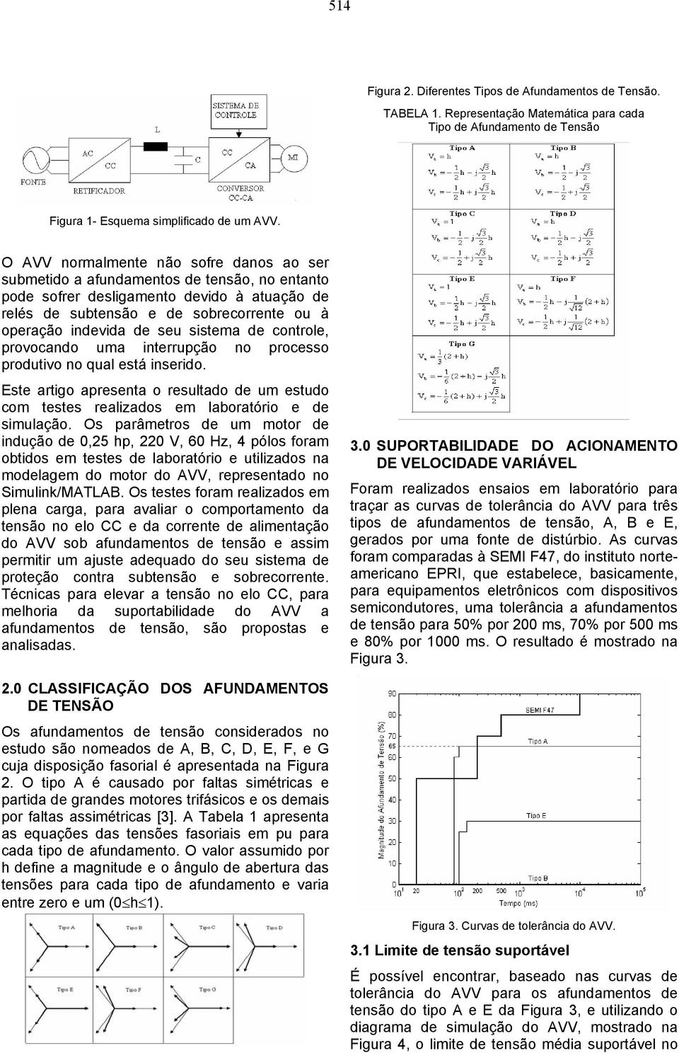 seu sistema de controle, provocando uma interrupção no processo produtivo no qual está inserido. Este artigo apresenta o resultado de um estudo com testes realizados em laboratório e de simulação.