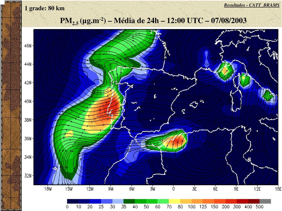 m -2 ) Média de 24h