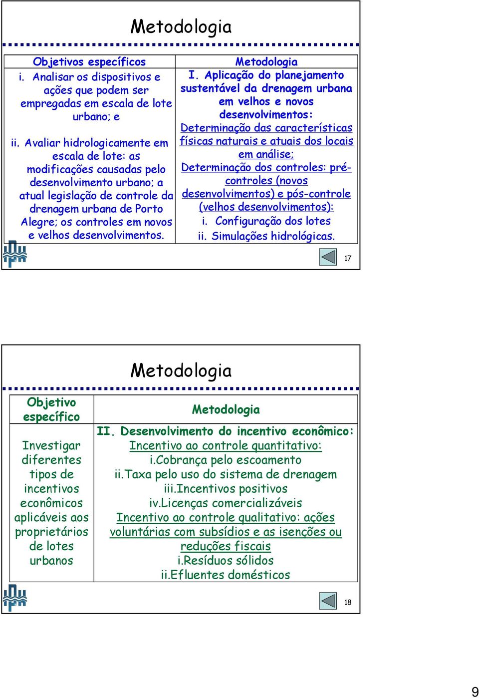 desenvolvimentos. I.