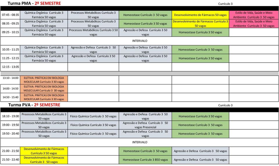 Ambiente Currículo 3 50 Química Orgânica Currículo 3 Processos Metabólicos Currículo 3 50 Farmácia 50 Homeostase Currículo 3 50 Química Orgânica Currículo 3 Farmácia 50 Química Orgânica Currículo 3