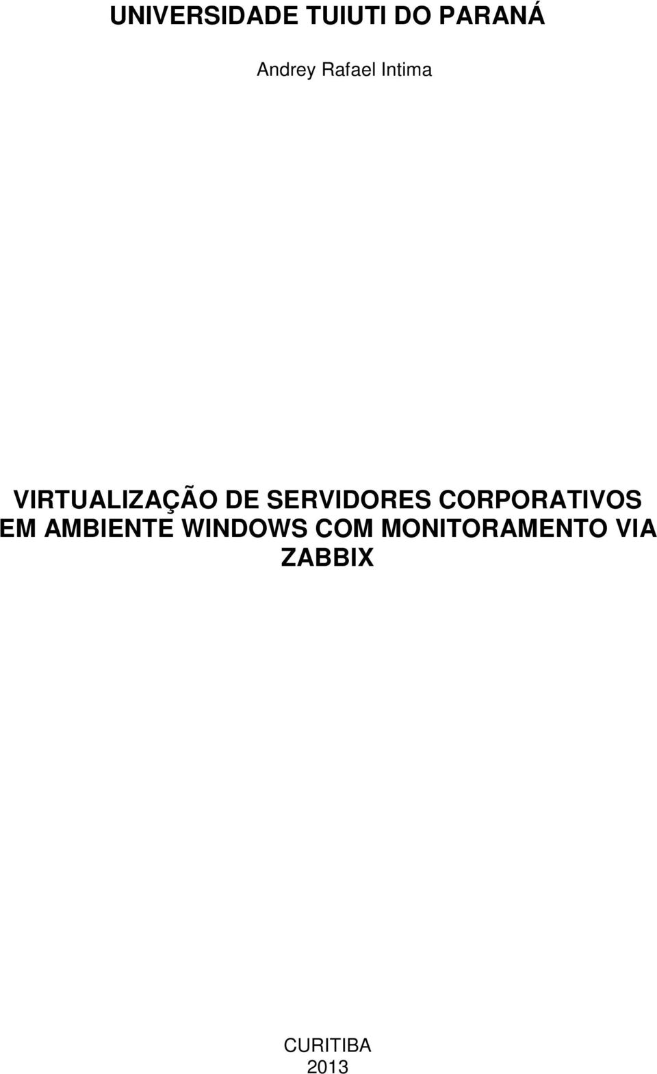 SERVIDORES CORPORATIVOS EM AMBIENTE