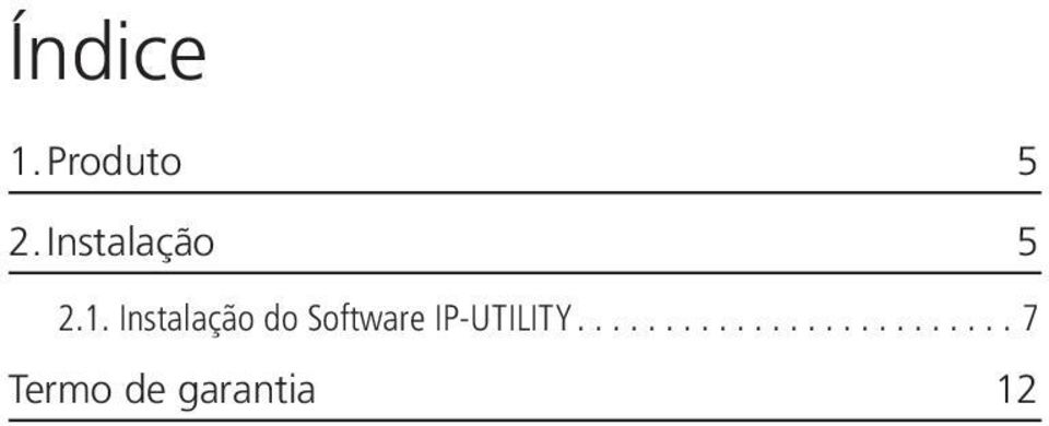 Instalação do Software