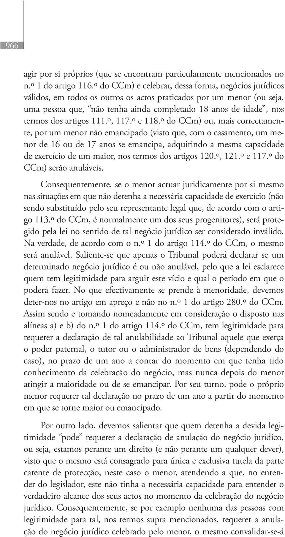 dos artigos 111.º, 117.º e 118.