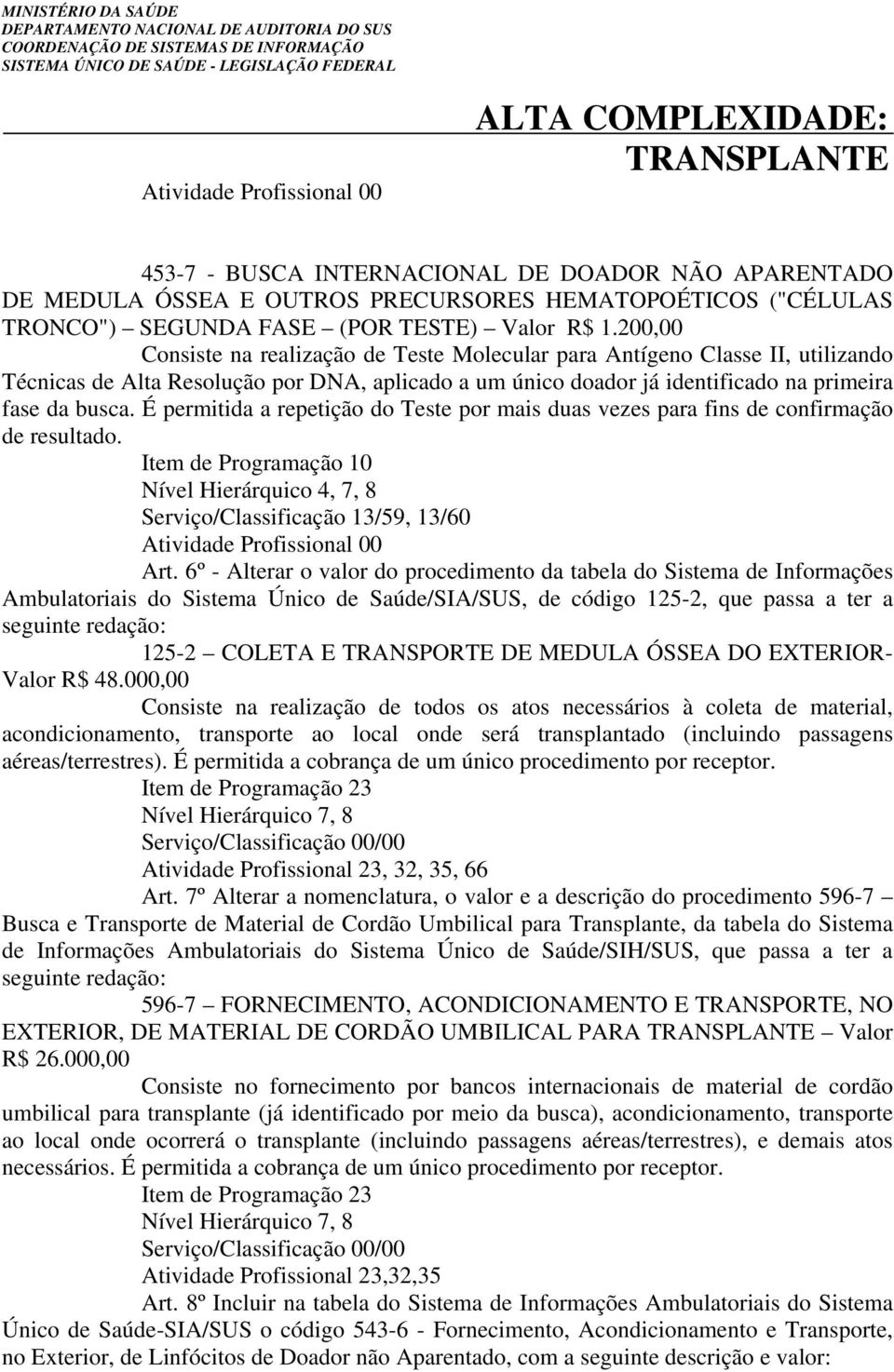 É permitida a repetição do Teste por mais duas vezes para fins de confirmação de resultado.