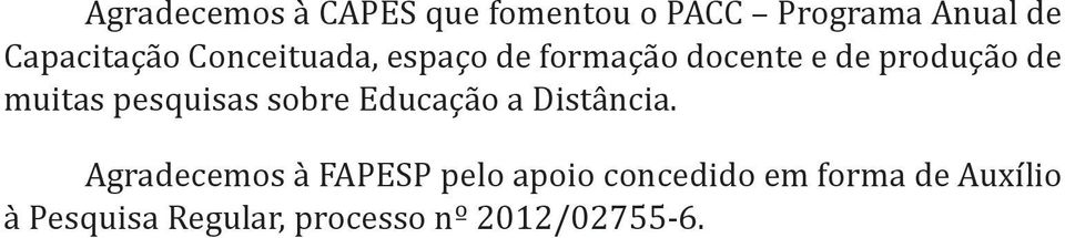 pesquisas sobre Educação a Distância.