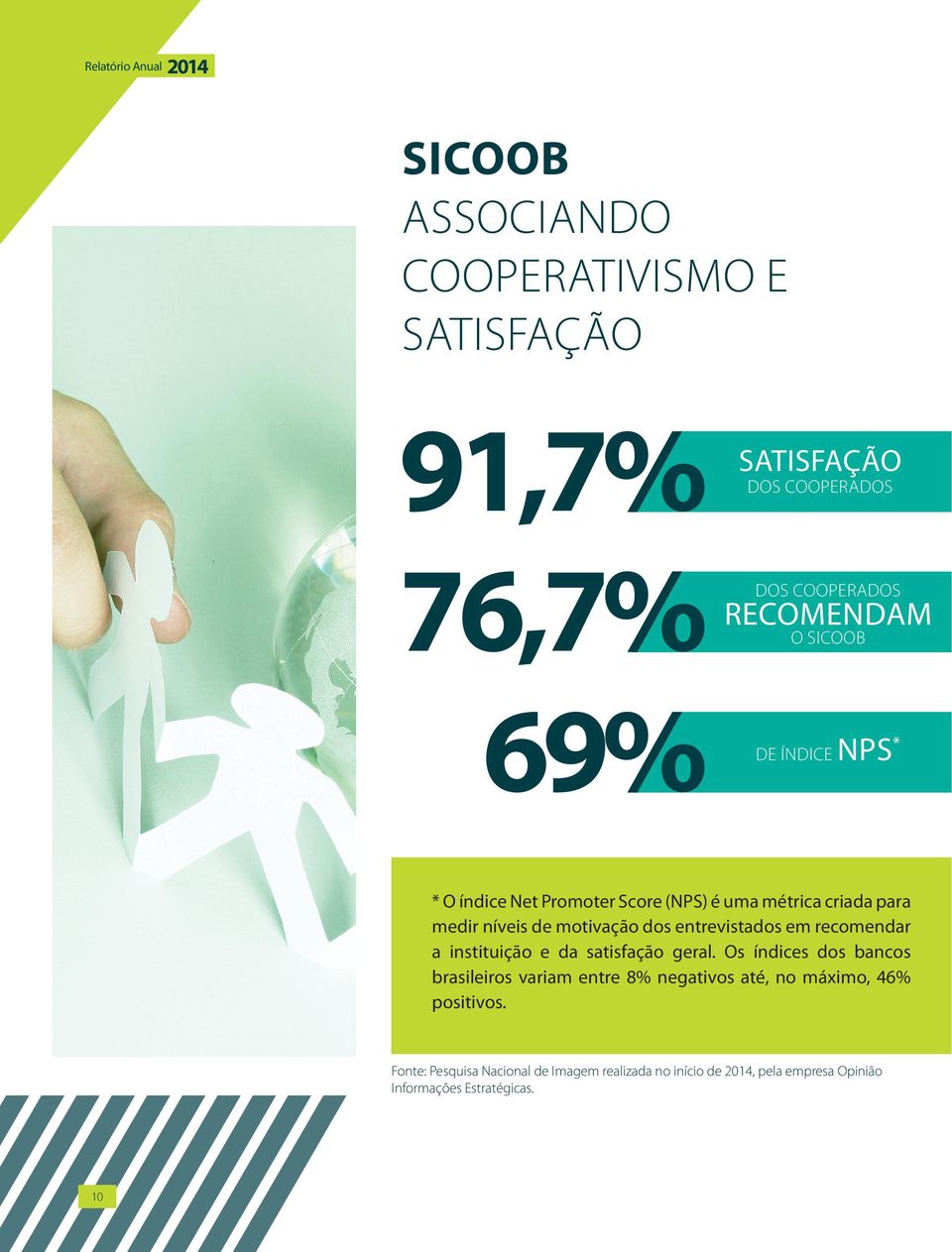 recomendar a instituição e da satisfação geral.