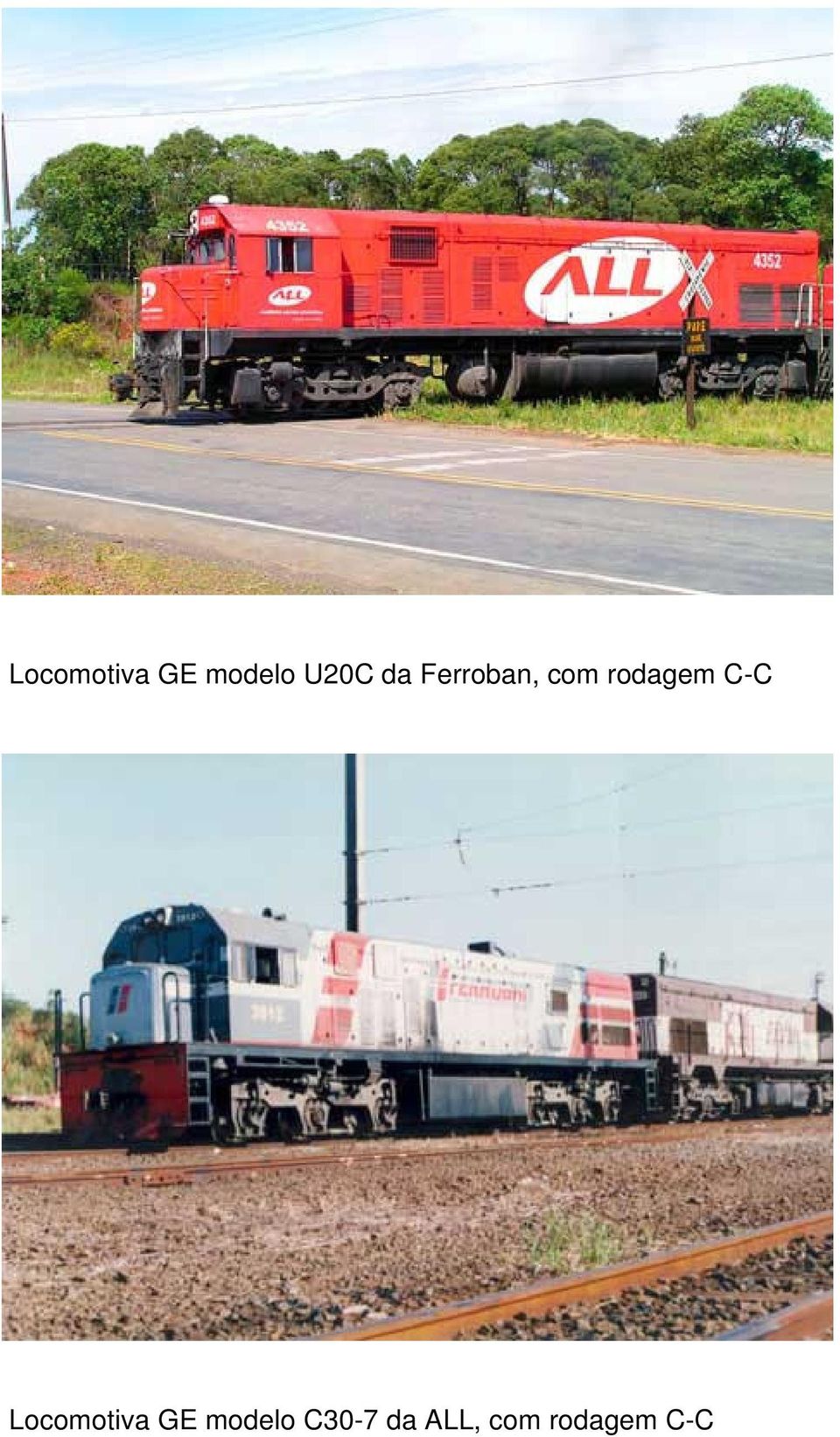 C-C Locomotiva GE modelo