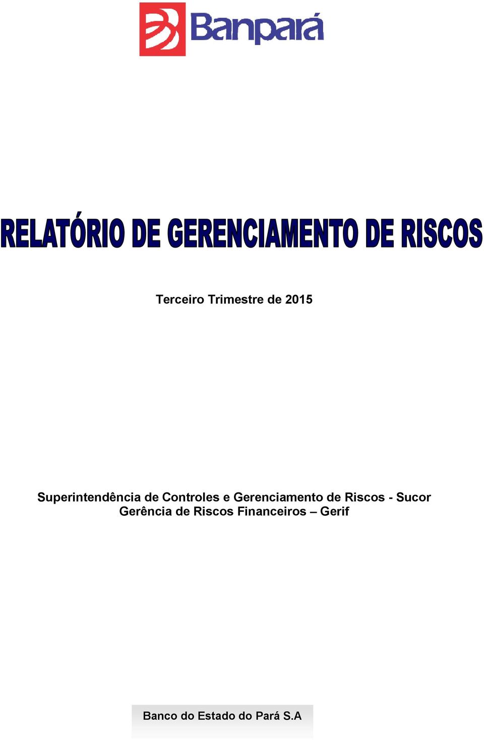 Gerência de Riscos Financeiros