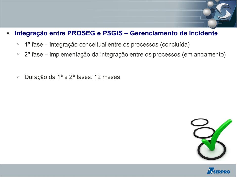 processos (concluída) 2ª fase implementação da