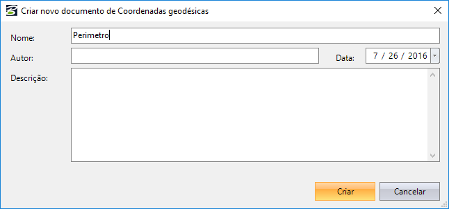 UTM para Geodésicas A transformação que mostraremos agora é de coordenadas UTM para Geodésicas.