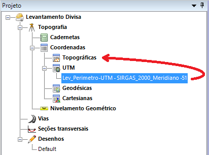 Para realizar uma transformação basta selecionar e arrastar o documento que deseja transformar e soltá-lo sobre o tipo de coordenadas que desejar ter como resultado.