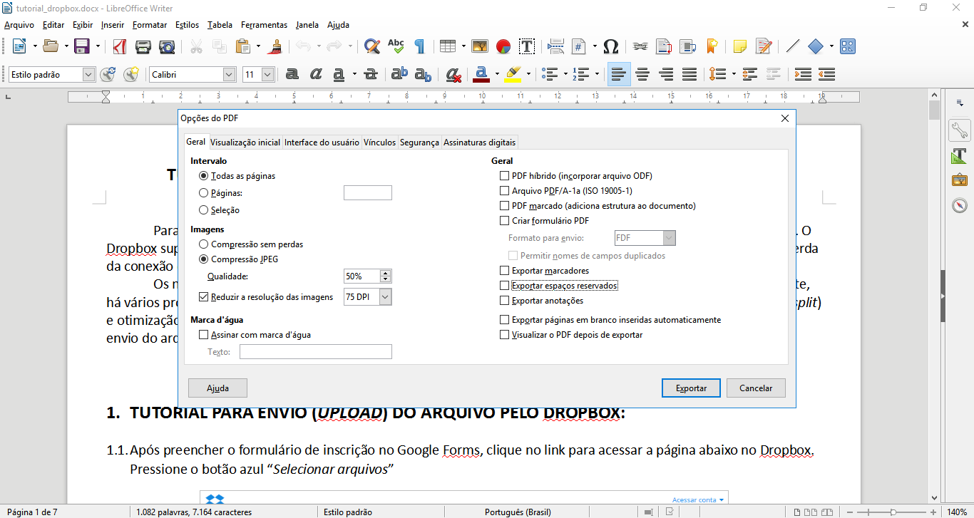 2.3. MÉTODO 3 LIBREOFFICE (SOFTWARE LIVRE) https://pt-br.libreoffice.