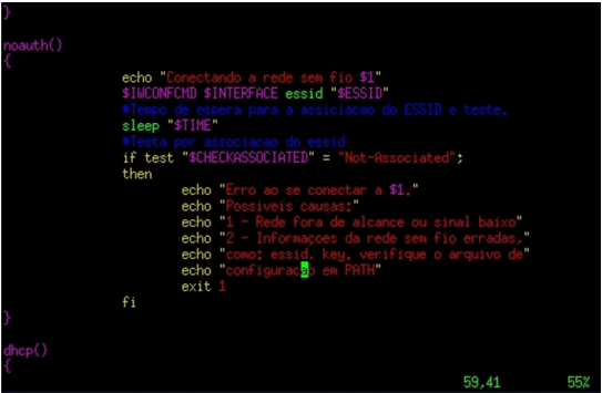 Linguagem de Comandos Interpretador tem a função de comunicar com o núcelo para verificar a permissão de execução daquele referifo comando.