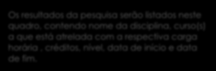 Atenção! Todas as disciplinas que fazem parte da grade curricular do Programa deverão estar obrigatoriamente relacionadas no Menu Disciplinas, mesmo que não tenham sido ministradas no ano base.