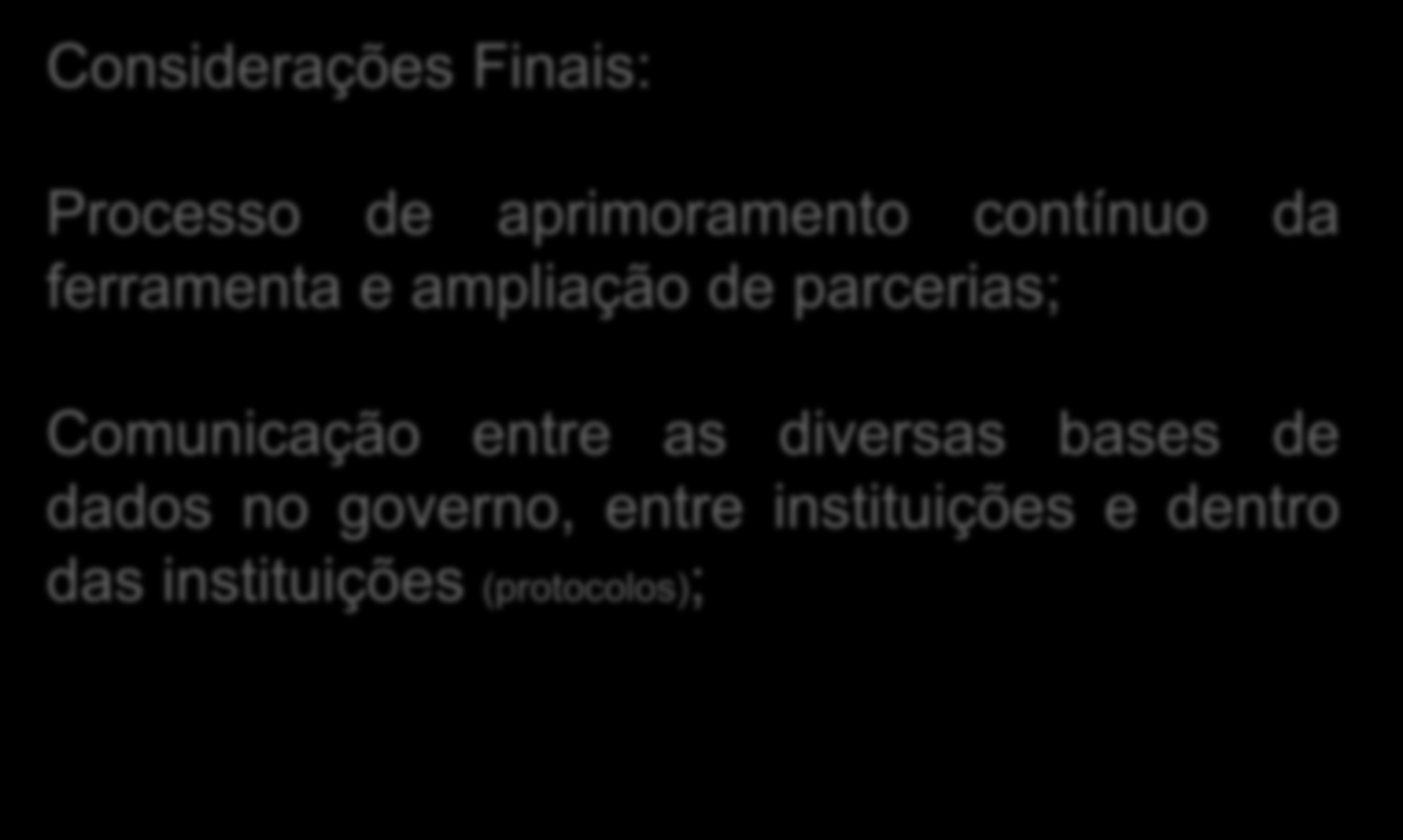 Comunicação entre as diversas bases de dados no