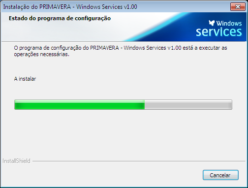 6. Concluir o processo de instalação do PRIMAVERA