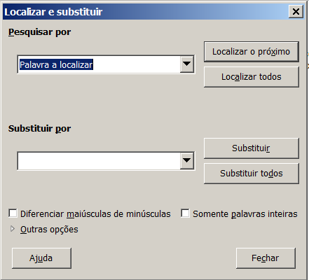 Após copiar o conteúdo acima representado e em seguida utilizar a opção Transpor localizada no itens do Colar especial, e a inversão pode ser observada em: MENU EDITAR >>> LOCALIZAR (CTRL+F)