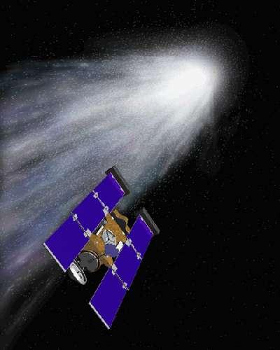 Missão Stardust A NASA lançou uma espaçonave na Missão Stardust com o objetivo coletar pedaços do cometa utilizando