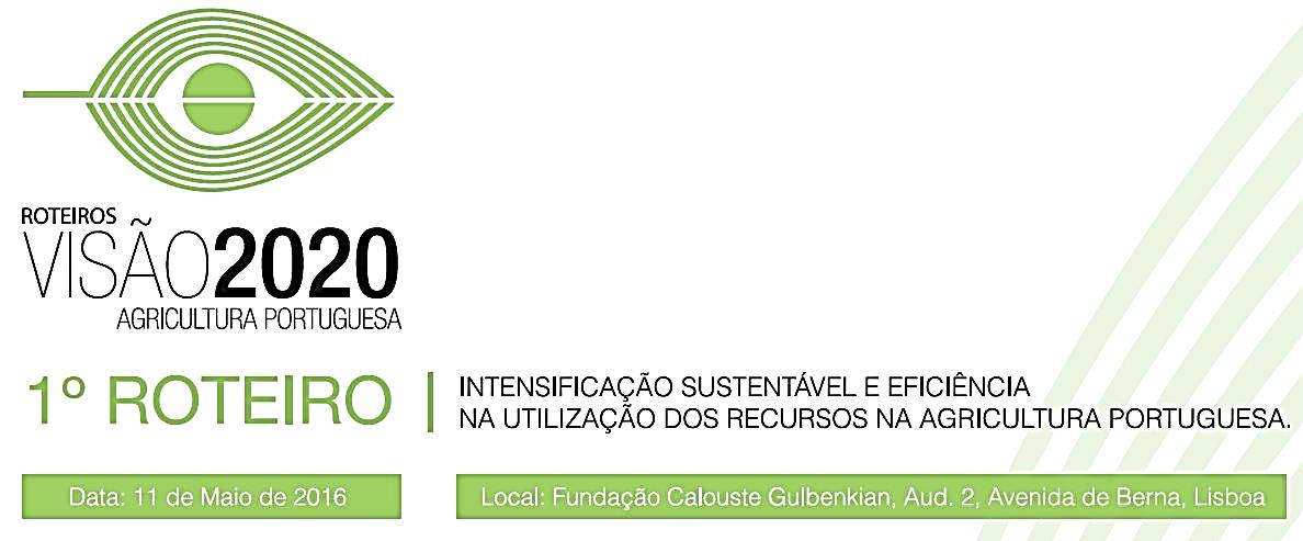 Intensificação sustentável da agricultura portuguesa José