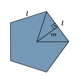 Obs: PRISMA Área Lateral e Área Total do prisma 2) No prisma regular, a aresta lateral é igual a altura e a base é um polígoo regular.