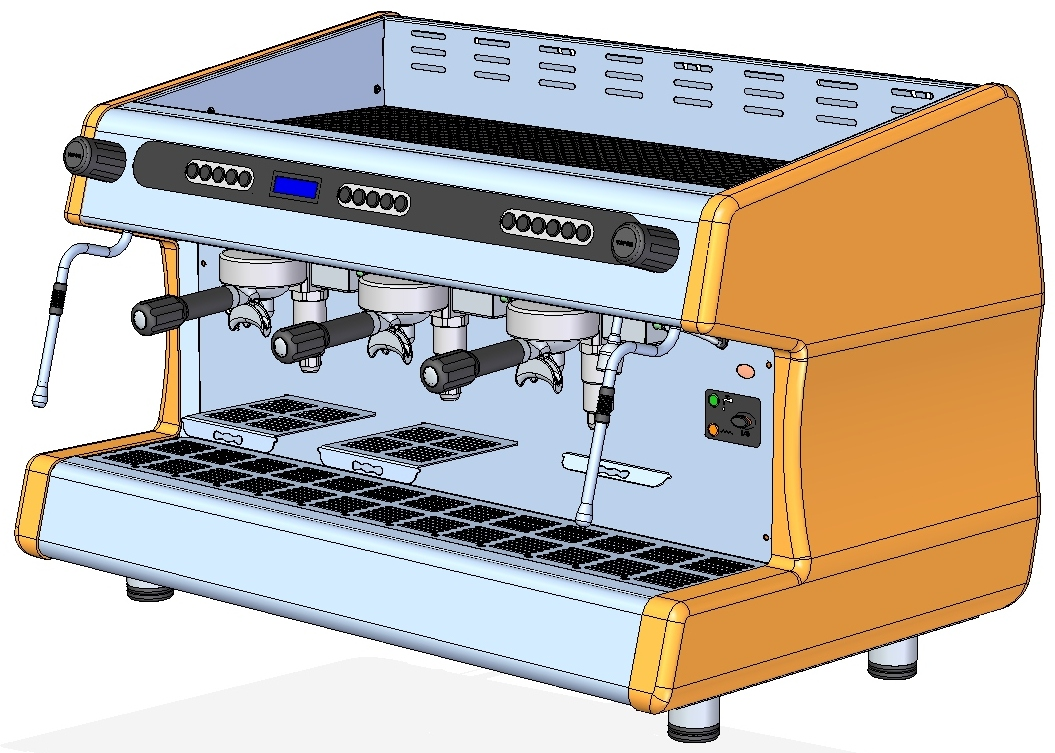 MÁQUINA CAFÉ EXPRESSO -.0.0.000 POTÊNCIA... 00 W POWER TENSÃO DE ALIMENTAÇÃO... 0-0V - 0/0Hz POWER SUPPLY GRUPOS... GROUPS CAPACIDADE DA CALDEIRA... L BOLLER CAPACITY TORNEIRAS DE AGUA / VAPOR.