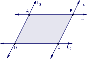 12 Em todas as representações anteriores, a reta, que contém o segmento, é paralela a reta, que contém o segmento. Os segmentos paralelos do trapézio são chamados de bases do trapézio.