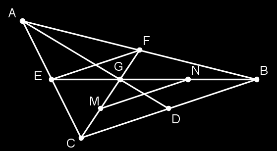 1. a) mediana. b) bissetriz. c) altura. Respostas e Soluções.. Se AM é mediana, então M é ponto médio de BC. Temos então que x 1 = x + 1, segue que x =.