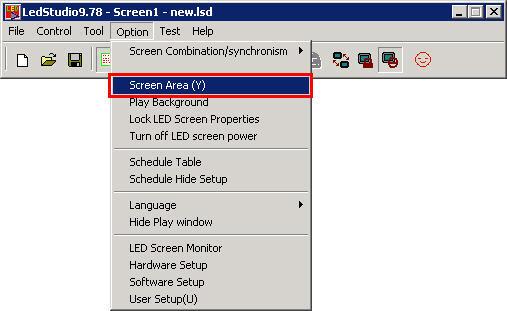 "Setup Screen Area" sai após a etapa 9, coloque os números do valor do "Start X" e "Y, clique em" Salvar para "tela".